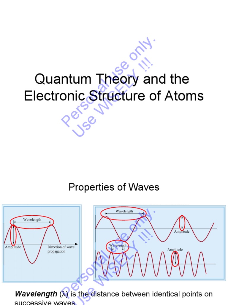 ITT CHNG CH 07 Electronic Structure of Atoms | PDF | Atomic Orbital ...