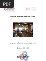 Plano de Acção Da Biblioteca Escolar