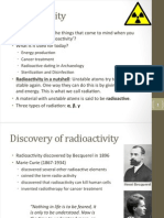 Radioactivity - P3, week 6