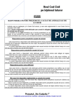 Raspunderea Pt. Prejudiciul Cauzat de Animale Sau de Lucruri