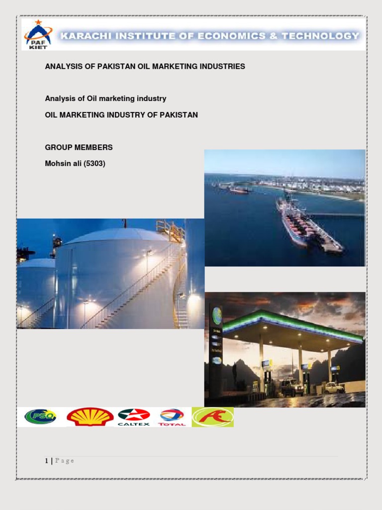 Pakistan Oil Marketing Industry Analysis | PDF | Opec | Petroleum