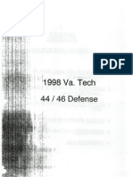 1998 Virginia Tech Defense - Bud Foster
