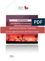 Plakticando: INCIDENCIA SOCIAL Y POLÍTICA en Las Organizaciones Del Tercer Sector