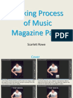 Making Process of Music Magazine