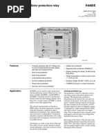 Ramde Motor Protection Relay