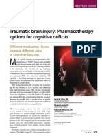 Traumatic Brain Injury: Pharmacotherapy Options For Cognitive Deficits