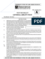 SCRA Paper 1 (General Ability Test) Sol