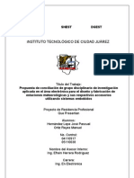 Propuesta de conciliación de grupo disciplinario de investigación aplicada en el área electrónica para el diseño y fabricación de estaciones meteorológicas y sus respectivos accesorios utilizando sistemas embebidos / Residencias profesionales 2011-08