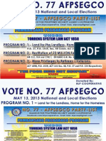 Vote No. 77 AFPSEGCO