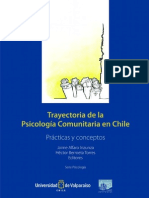 Trayectoria de La Psicología Comunitaria en Chile