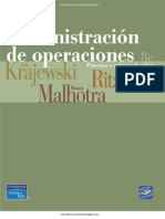 Administración de Operaciones - Krajewski, Ritzman y Malhotra