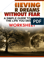 Achieving Your Dreams Without Fear Worksheet