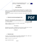 Volumes de sólidos