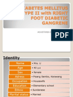 DM Type 2 With Gangrene-Agustania