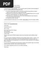 Carta Motivaçao Exemplo