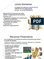 presentacion de recursos humanos, adm. finan materiales.....ppt