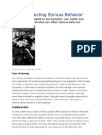 Factors Affecting Estrous Behavior PDF