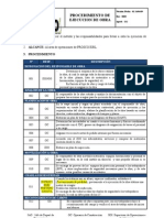 Procedimiento Ejecucion de Obra