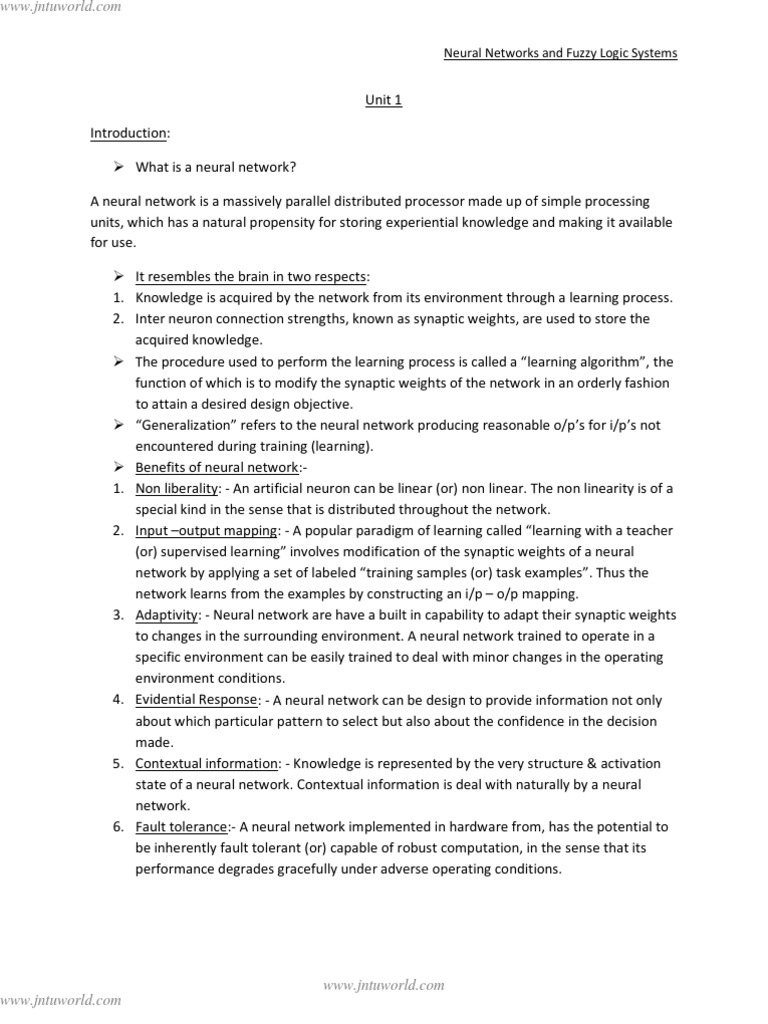 Neural Networks and Fuzzy Logic Systems JWFILES | PDF