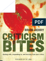 Criticism Bites - Brian Berry
