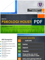 Psikologi - Psikologi Holistik