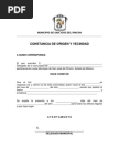 Modelo de Certificado de Residencia JAC