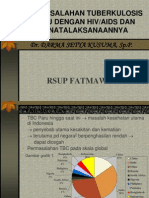 Permasalahan Tuberkulosis Paru Dengan Hiv