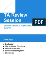 TA Review Session Essentials