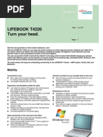 Lifebook T4220 Turn Your Head.: Mobility