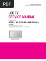 LG - LCD - Mod 42LB1DR_Chasis LA61A - Service
