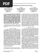 Study of Routing Protocols in Wireless Sensor Networks: K. Pavai A. Sivagami Dr. D. Sridharan