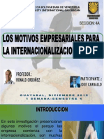 Marketing Internacional Semestre 4 Jose Carballo2012