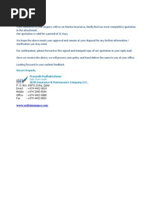 Insurance Proposal