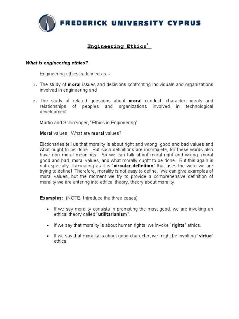 Understanding Engineering Ethics Principles | PDF | Business | Computers