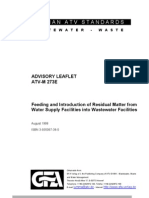 GERMAN ATV STANDARDS ON WATERWORKS SLUDGE DISPOSAL