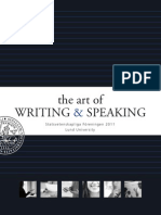 The Art of Writing and Speaking