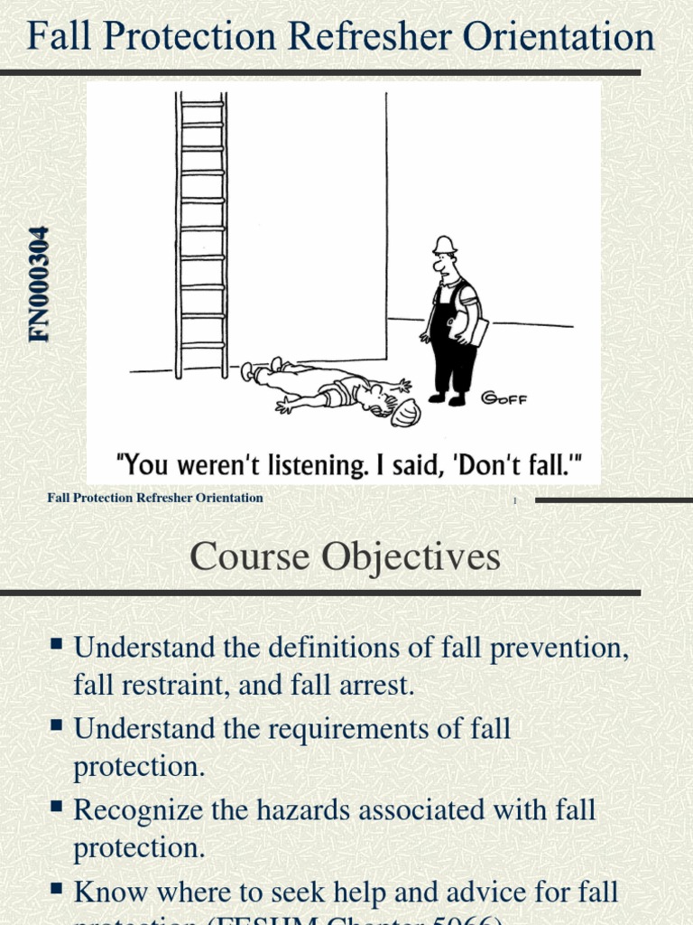 Fall Protection Refresher Course Overview | PDF | Nature