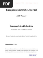 Download European Scientific Journal_jan2012_vol8_n1 by Europe Scientific Journal SN125753415 doc pdf