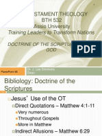 The Doctrine of The Scripture and of God