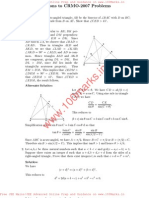 rmo-2007 Previous year Question Papers of Regional Mathematical Olympiad with solutions