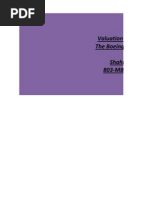 Financial Modeling-A Valuation Model of Boeing Co.