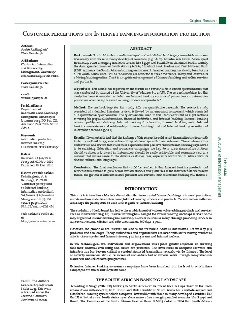 Internet Banking | PDF