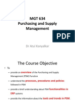 Purchasing and Supply Management