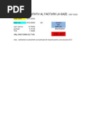 Calcul Estimativ Factura Gaze 2013