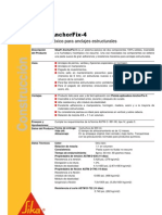 SikaAnchorFix-4 Adhesivo para Anclajes PDF