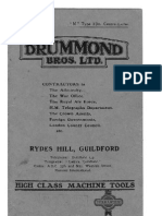 Drummond "M" Type 31/2 Inch Centre Lathe