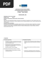 Plano de Curso Collecchio 2013