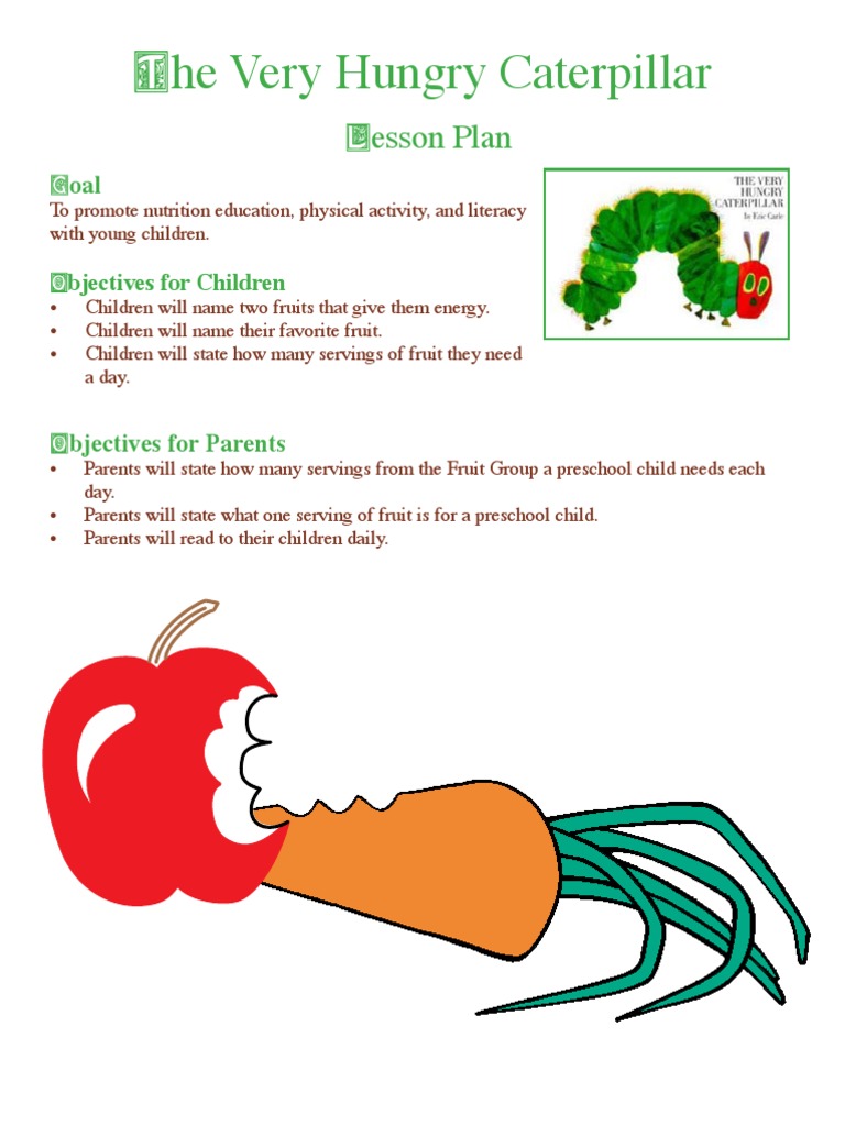 06 Very Hungry Caterpillar Lesson Plan Juice Beverages