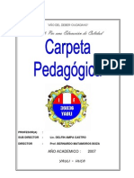 CARPETA PEDAGOGICA Primaria