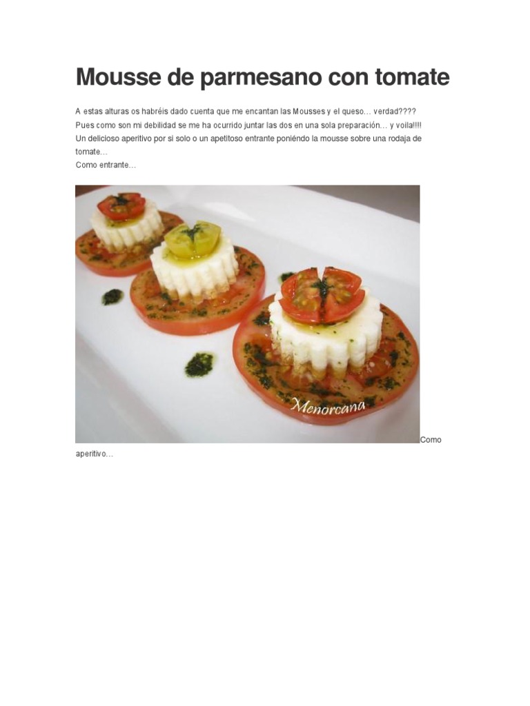 Recetas Para Aperitivos de Cuarto Frio | Cocina europea ...